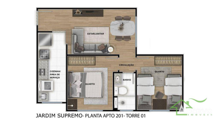 Imagem Apartamento com 2 Quartos à Venda, 42 m² em São Pedro - Juiz De Fora Imagem Apartamento com 2 Quartos à Venda, 42 m² em São Pedro - Juiz De Fora
