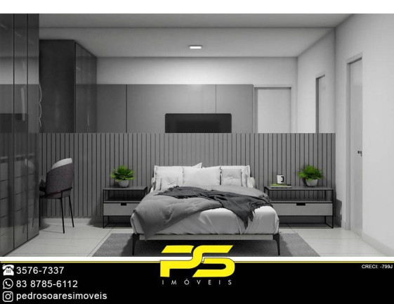 Imagem Apartamento com 2 Quartos à Venda, 55 m² em Jardim Cidade Universitária - João Pessoa