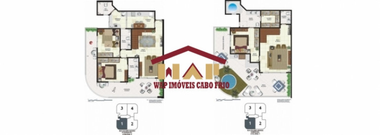 Imagem Apartamento com 3 Quartos à Venda, 209 m² em Braga - Cabo Frio Imagem Apartamento com 3 Quartos à Venda, 209 m² em Braga - Cabo Frio