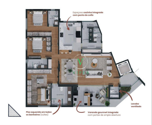 Imagem Apartamento com 3 Quartos à Venda, 177 m² em Juvevê - Curitiba