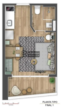 Imagem Apartamento com 1 Quarto à Venda, 22 m² em Centro - São Paulo Imagem Apartamento com 1 Quarto à Venda, 22 m² em Centro - São Paulo