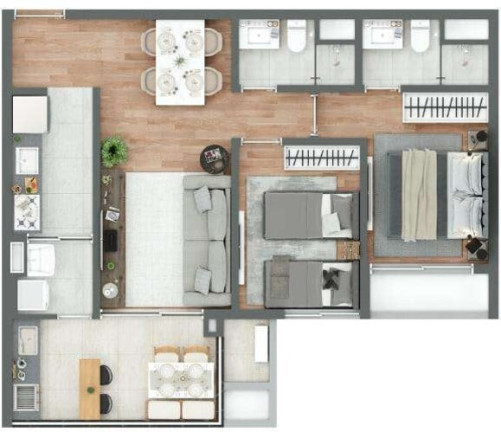 Imagem Apartamento com 3 Quartos à Venda, 107 m² em Vila Clementino - São Paulo