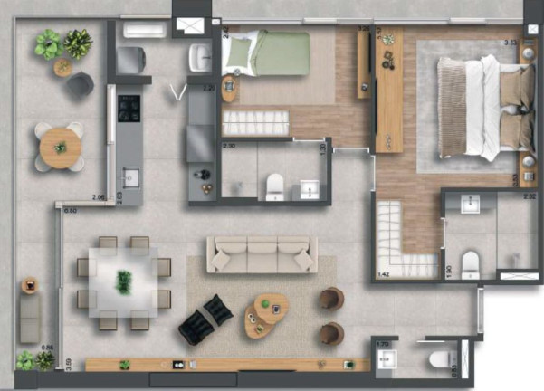 Imagem Cobertura com 3 Quartos à Venda, 209 m² em Itaim Bibi - São Paulo