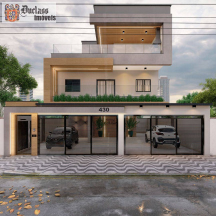 Sobrado com 3 Quartos à Venda, 78 m² em Guilhermina - Praia Grande