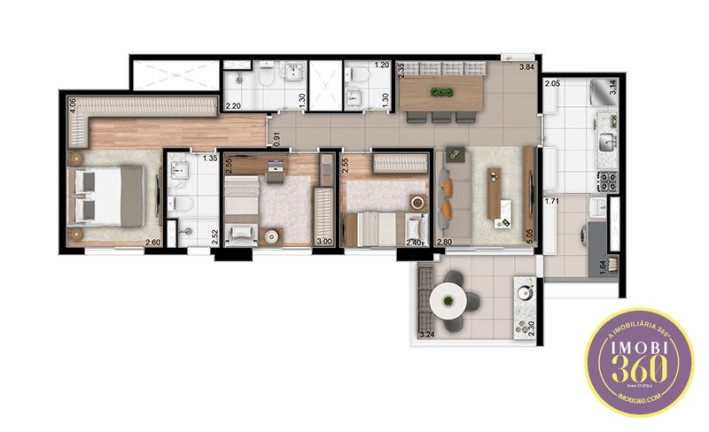 Imagem Apartamento com 4 Quartos à Venda, 115 m² em Vila Regente Feijó - São Paulo Imagem Apartamento com 4 Quartos à Venda, 115 m² em Vila Regente Feijó - São Paulo