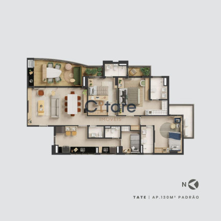 Imagem Apartamento com 3 Quartos à Venda, em Cocó - Fortaleza Imagem Apartamento com 3 Quartos à Venda, em Cocó - Fortaleza
