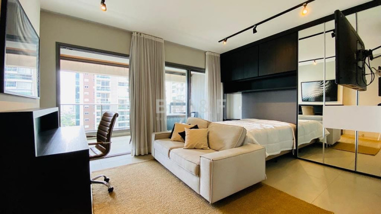 Imagem Apartamento com 1 Quarto para Alugar, 43 m² em Brooklin - São Paulo