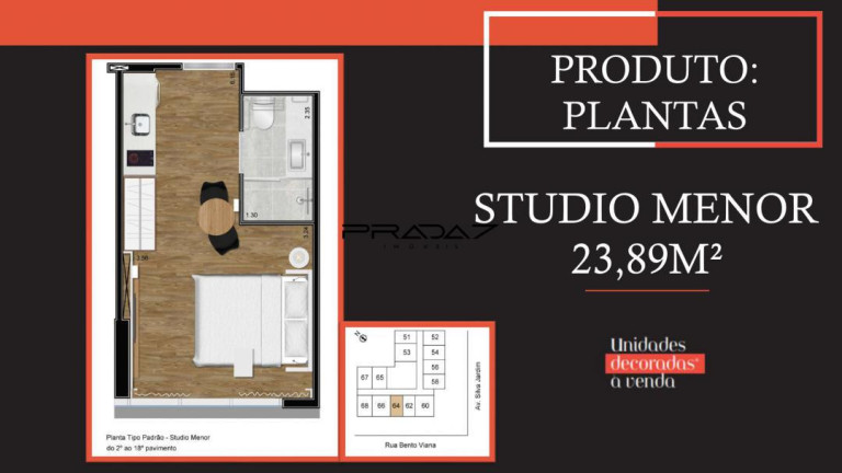 Imagem Imóvel com 1 Quarto à Venda, 20 m² em Batel - Curitiba