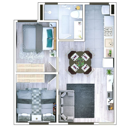 Imagem Imóvel com 2 Quartos à Venda, 45 m² em Colônia - São Paulo