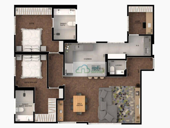 Imagem Apartamento com 3 Quartos para Alugar, 120 m² em Higienópolis - São Paulo Imagem Apartamento com 3 Quartos para Alugar, 120 m² em Higienópolis - São Paulo