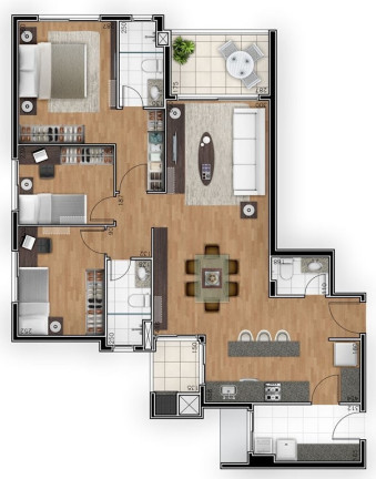 Imagem Apartamento com 3 Quartos à Venda, 98 m² em Ahú - Curitiba