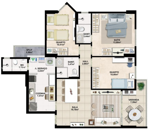 Imagem Apartamento com 3 Quartos à Venda, 87 m² em Candeal - Salvador Imagem Apartamento com 3 Quartos à Venda, 87 m² em Candeal - Salvador