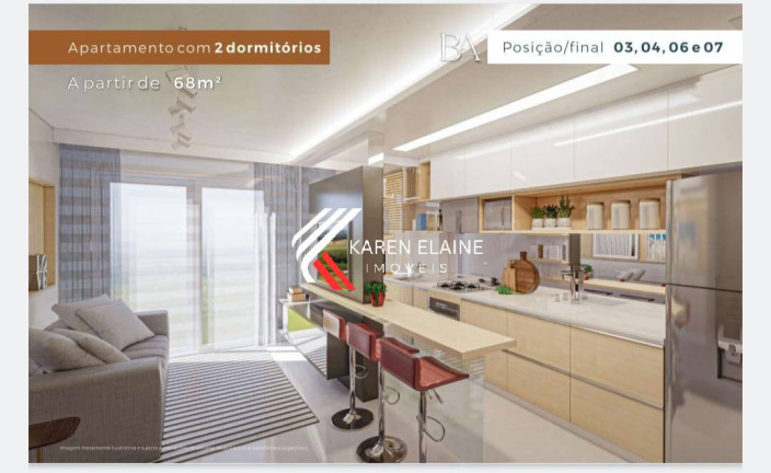 Apartamento com 2 Quartos à Venda, 70 m² em Barreiros - São José