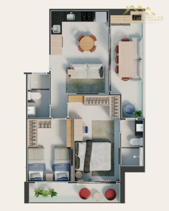 Imagem Apartamento com 2 Quartos à Venda, 58 m² em Aldeota - Fortaleza Imagem Apartamento com 2 Quartos à Venda, 58 m² em Aldeota - Fortaleza