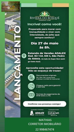 Terreno à Venda, 20.000 m² em Boa Vista - São Pedro Da Aldeia