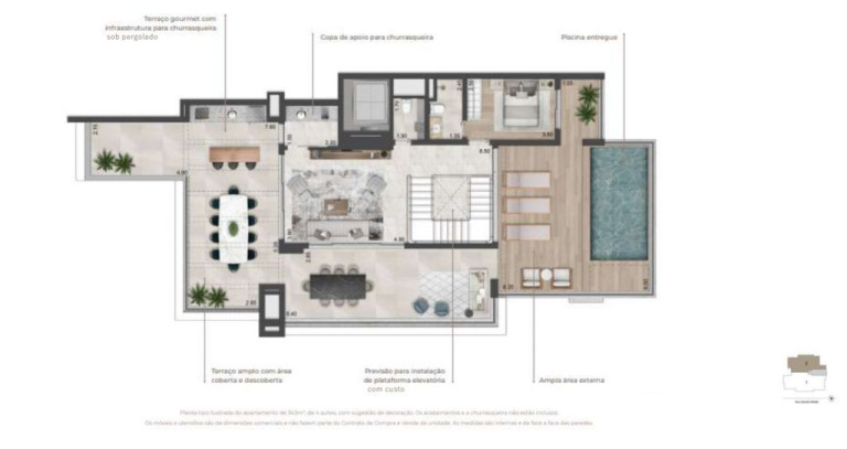 Imagem Apartamento com 4 Quartos à Venda, 174 m² em Pinheiros - São Paulo Imagem Apartamento com 4 Quartos à Venda, 174 m² em Pinheiros - São Paulo