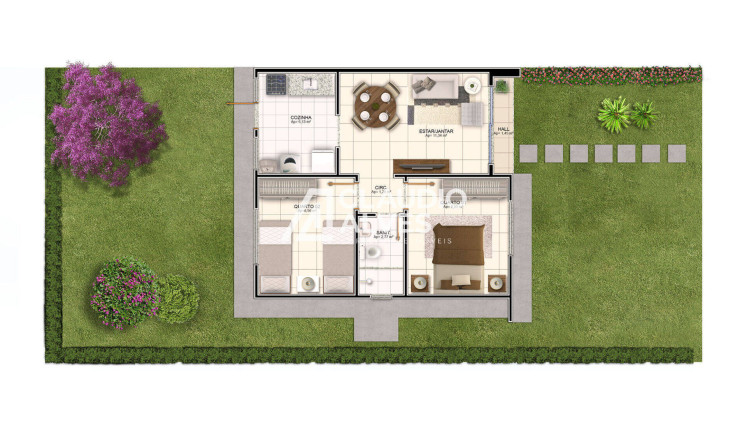 Imagem Casa de Condomínio com 2 Quartos à Venda, 50 m² em Sim - Feira De Santana Imagem Casa de Condomínio com 2 Quartos à Venda, 50 m² em Sim - Feira De Santana