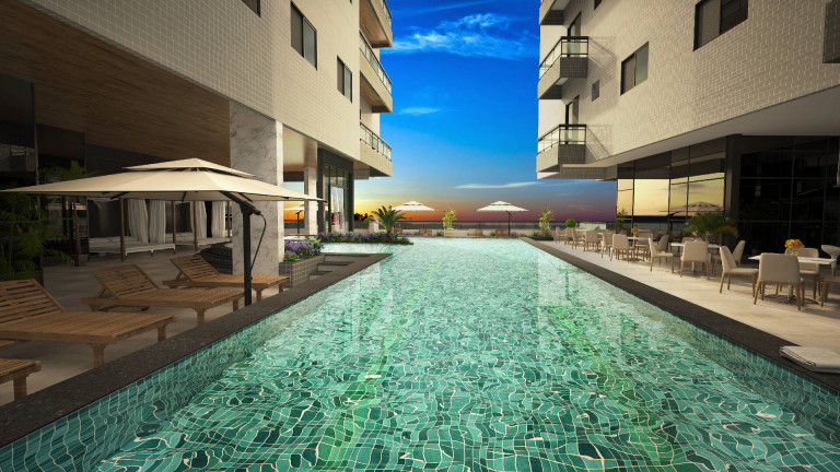Imagem Apartamento com 2 Quartos à Venda, 109 m² em Canto Do Forte - Praia Grande