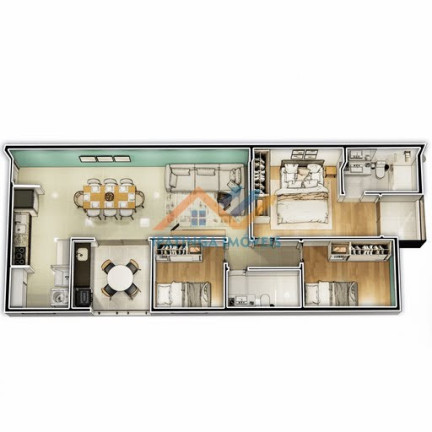 Imagem Apartamento com 3 Quartos à Venda, 92 m² em Veneza - Ipatinga