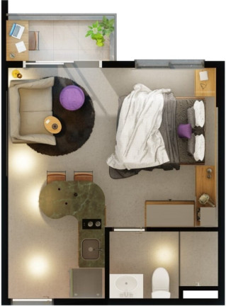 Imagem Imóvel com 1 Quarto à Venda, 24 m² em Vila Madalena - São Paulo