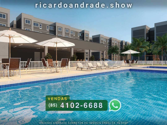 Apartamento com 2 Quartos à Venda, 40 m² em Itambé - Caucaia