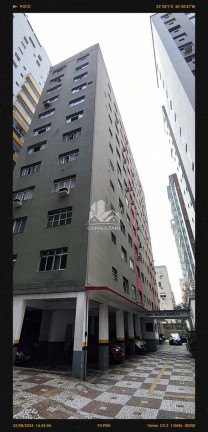 Imagem Apartamento com 1 Quarto para Alugar, 28 m² em José Menino - Santos