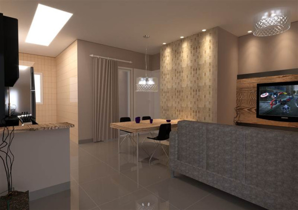 Imagem Apartamento com 1 Quarto à Venda, 46 m² em Guilhermina - Praia Grande