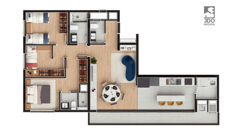 Imagem Apartamento com 3 Quartos à Venda, 91 m² em Cabral - Curitiba Imagem Apartamento com 3 Quartos à Venda, 91 m² em Cabral - Curitiba