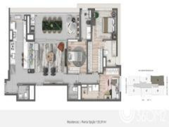 Imagem Apartamento com 2 Quartos à Venda, 111 m² em Campo Belo - São Paulo Imagem Apartamento com 2 Quartos à Venda, 111 m² em Campo Belo - São Paulo