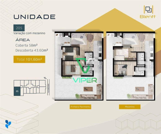 Imagem Apartamento com 2 Quartos à Venda, 58 m² em Portão - Curitiba