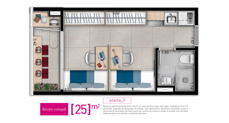 Imagem Studio com 1 Quarto à Venda, 32 m² em Moema - São Paulo