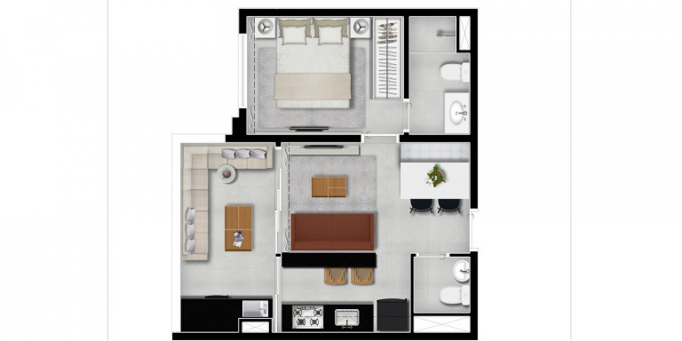 Apartamento com 2 Quartos à Venda, 95 m² em Vila Clementino - São Paulo