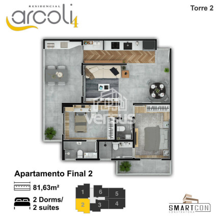 Imagem Apartamento com 2 Quartos à Venda, 67 m² em Vila Mirim - Praia Grande Imagem Apartamento com 2 Quartos à Venda, 67 m² em Vila Mirim - Praia Grande