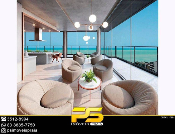 Imagem Apartamento com 2 Quartos à Venda, 140 m² em Jardim Oceania - João Pessoa