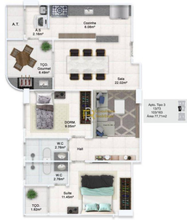 Imagem Apartamento com 2 Quartos à Venda, 77 m² em Vila Guilhermina - Praia Grande Imagem Apartamento com 2 Quartos à Venda, 77 m² em Vila Guilhermina - Praia Grande
