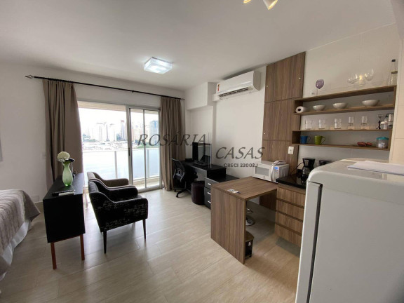 Imagem Apartamento com 1 Quarto para Alugar, 33 m² em Santo Amaro - São Paulo Imagem Apartamento com 1 Quarto para Alugar, 33 m² em Santo Amaro - São Paulo