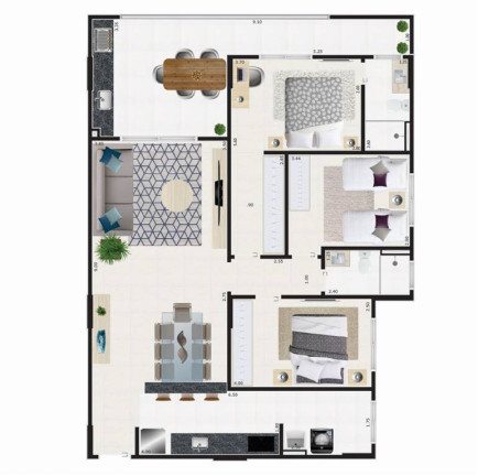 Imagem Apartamento com 3 Quartos à Venda, 114 m² em Centro - Mongagua Imagem Apartamento com 3 Quartos à Venda, 114 m² em Centro - Mongagua