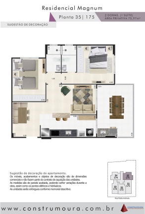 Imagem Apartamento com 2 Quartos à Venda, 75 m² em Centro - Mongaguá