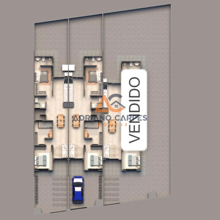 Imagem Imóvel com 3 Quartos à Venda, 70 m² em Gravatá - Navegantes