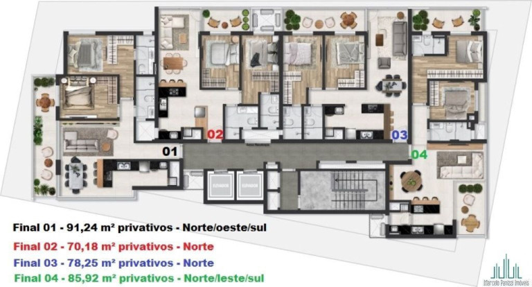 Imagem Apartamento com 2 Quartos à Venda, 85 m² em São Bento - Bento Gonçalves