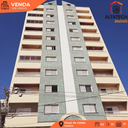 Imóvel com 3 Quartos à Venda, 126 m² em Centro - Poços De Caldas