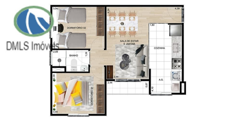 Imagem Apartamento com 2 Quartos à Venda, 45 m² em Laranjeiras - Caieiras Imagem Apartamento com 2 Quartos à Venda, 45 m² em Laranjeiras - Caieiras