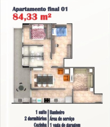 Imagem Imóvel com 3 Quartos à Venda, 106 m² em Caiçara - Praia Grande Imagem Imóvel com 3 Quartos à Venda, 106 m² em Caiçara - Praia Grande