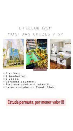 Imagem Apartamento com 3 Quartos à Venda, 125 m² em Vila Mogilar - Mogi Das Cruzes Imagem Apartamento com 3 Quartos à Venda, 125 m² em Vila Mogilar - Mogi Das Cruzes