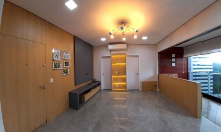 Imagem Apartamento com 1 Quarto para Alugar, 55 m² em Alphaville - Barueri
