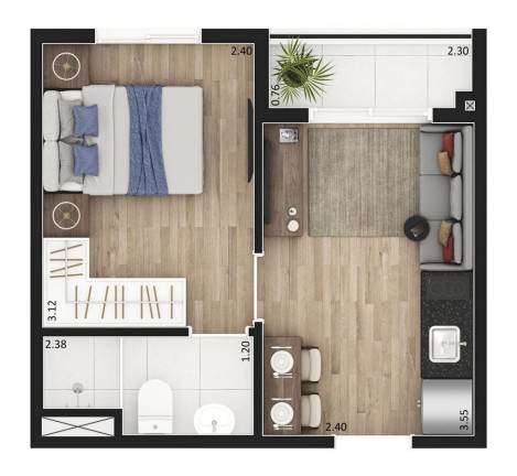 Imagem Apartamento com 1 Quarto à Venda, 23 m² em Bela Vista - São Paulo Imagem Apartamento com 1 Quarto à Venda, 23 m² em Bela Vista - São Paulo