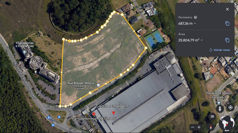 Terreno à Venda, 25 m² em Tamboré - Santana De Parnaíba