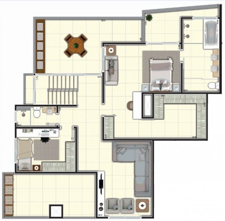 Imagem Cobertura com 3 Quartos à Venda, 215 m² em Alto Da Glória - Curitiba