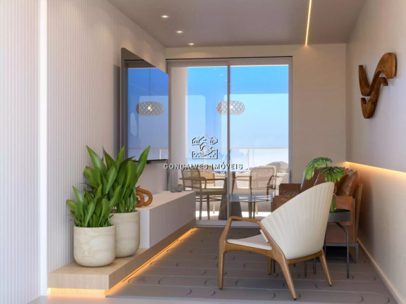 Imagem Apartamento com 2 Quartos à Venda, 77 m² em Canto Do Forte - Praia Grande