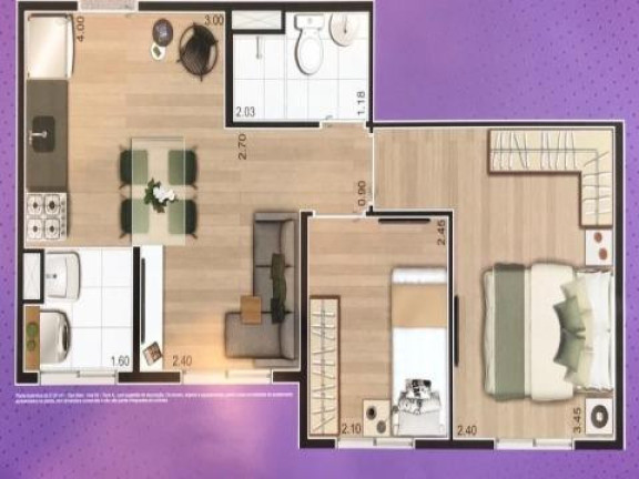 Imagem Apartamento com 2 Quartos à Venda, 35 m² em Vila Ré - São Paulo